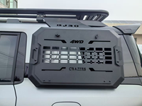 BAIC BJ30 Masque en maille pour vitre arrière - Support de montage latéral pour vitre - Accessoires de performance pour modification BJ30