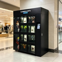 Máquina Expendedora Inteligente de Flores Frescas con Refrigeración Automática 24H, 10 Puertas de Acero, Pantalla Táctil y SDK