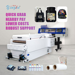 Yinghe A2 ropa I3200 DTF impresora de camisetas de inyección de tinta 60cm DTF Shaker Powder 2 impresora de cabeza nueva condición con 1 año de garantía - Product Image 1