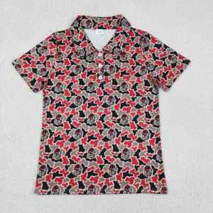 Daddy and Me Boys Southern Camo Team Button Polo <strong>Shirts</strong> Tops - Product Image 6