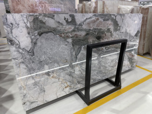 Nature Stone Four Seasons Marbre Dalles Poli <span class=keywords><strong>Les</strong></span> Quatre <span class=keywords><strong>Saisons</strong></span> Printemps Marbre Personnalisé Polar Rosso Marbre Comptoir Mural - Product Image 2