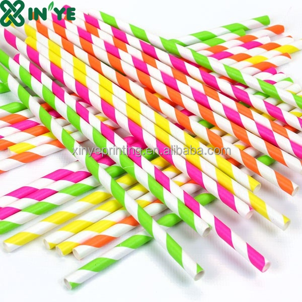 Biodegradable Custom Logo Paper Straw for Bubble Tea Drink