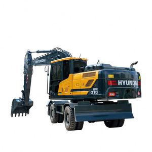 Excavatrice sur pneus Hyundai HW210, moteur Cummins, haute efficacité opérationnelle, capacité de la benne de 1 m³, moteur/pompe/engrenage, origine Corée - Product Image 1