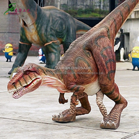 Costume de dinosaure télécommandé, Simulation d'un dinosaure, fait à la main, Costume de prédateurs t-rex pour spectacle de scène