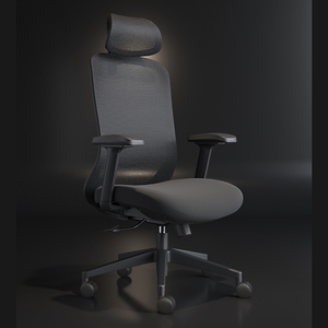 <span class=keywords><strong>Silla</strong></span> de oficina ergonómica de malla con respaldo medio y ajuste de altura - Product Image 2