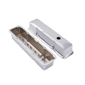 Bóng xay nhôm lõm van bao gồm vách ngăn Chrome cho 1958-86 khối nhỏ Chevy SBC 283 305 327 <span class=keywords><strong>350</strong></span> cổ điển Phụ tùng xe hơi - Product Image 3