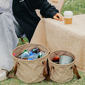 折りたたみ式屋外用ウォーターバケツ、折りたたみ式断熱フットバス、キャンプ、釣り、家庭用ポータブルバケツ - Product Image 2