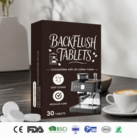 Tablettes de rinçage à contre-courant pour le nettoyage du groupe et du porte-filtre des machines à expresso, compatibles avec la plupart des marques de machines à café
