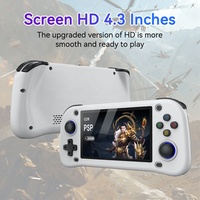 Console de jeu portable G28, écran HD IPS de 4,3 pouces, batterie de 2000 mAh, lecteurs de jeux rétro, prise en charge de plusieurs simulateurs, sortie TV