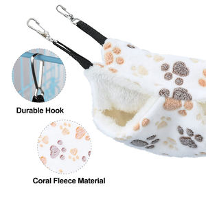 Warm Klein Huisdier Hangend Bed Hamster Hangmat Bed Voor Chinchilla Papegaai Cavia Suiker Zweefvliegtuig - Product Image 5