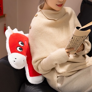 Cuscino di San Valentino dell'Anno del Cavallo, Peluche a Forma di Piccolo Cavallo, Mascotte dell'Anno del Cavallo, Decorazione per la Casa - Product Image 3