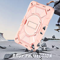 Étui robuste pour enfants pour Redmi Pad 2, protection intégrale à trois couches avec support intégré pour tablette Redmi Pad 2 de 9,7 pouces
