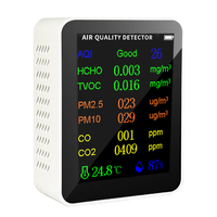 Détecteur de qualité de l'air Tuya WiFi PM2.5 PM10 CO2 10 en 1, moniteur de formaldéhyde HCHO TVOC AQI pour la maison et le bureau PST-MT13W