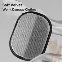 Gant anti-poils pour animaux, réutilisable, en velours, anti-statique, pour enlever les poils de chats et chiens, nettoie les poils d'animaux sur les canapés