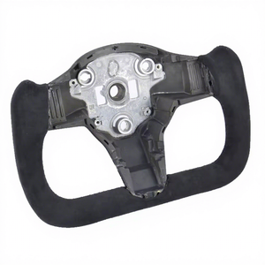 Volante de Cuero para <span class=keywords><strong>Tesla</strong></span> <span class=keywords><strong>Model</strong></span> 3 Y <span class=keywords><strong>S</strong></span> <span class=keywords><strong>X</strong></span> <span class=keywords><strong>2021</strong></span> <span class=keywords><strong>2022</strong></span> 2023 - Product Image 1