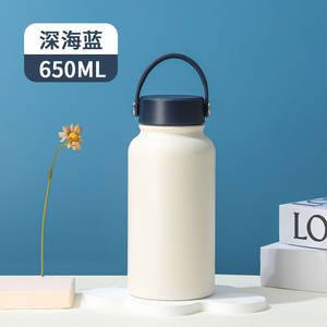 2025 transfrontalier grand Big Mac Thermos 304 acier inoxydable Portable voiture espace extérieur Pot haute valeur 900ml 650ml tasse à glace - Product Image 6