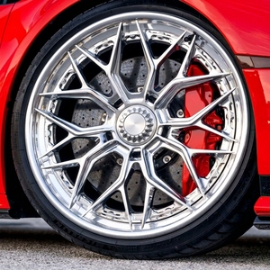Juego <span class=keywords><strong>de</strong></span> 2 Ruedas Forjadas con Borde Profundo Cóncavo Pulido 5x112 5x114.3 5x120 para Ferrari <span class=keywords><strong>Lamborghini</strong></span>, Llantas Personalizadas a Medida - Product Image 1