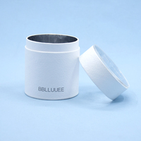 Boîte de dentifrice de luxe en carton rigide blanc, emballage artisanal cylindrique unique, fabriquée sur mesure par le fabricant, pour cadeau, avec fonctionnalité recyclable