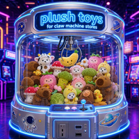 Peluche d'écureuil mignonne et douce, animaux en peluche pour machine à griffes, vente en gros, lots de récompenses pour jeux d'arcade, recharges pour machines à griffes pour enfants