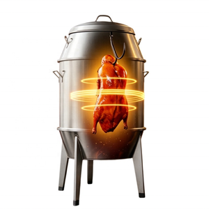 Horno Rotatorio Vertical <span class=keywords><strong>de</strong></span> Acero Inoxidable para Pollo, Cerdo y Pato, <span class=keywords><strong>de</strong></span> Alto Rendimiento, para Carritos <span class=keywords><strong>de</strong></span> Comida - Product Image 2