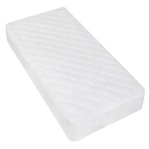 Eco Friendly Crib Fitted Bedsheet Bed Cover Bamboo Pad Quilted Waterproof Mattress Protector