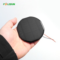 Panneaux solaires en résine époxy de type N sans cadre anti-UV 5,5 V 1 W 22 % d'efficacité pour jouets