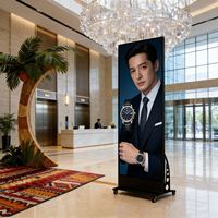 Écran LED pliable KingVision P1.5 P1.8 P2.5, affichage LED intérieur pliable, affiche LED Gob, totem LED, mur vidéo
