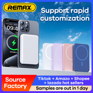 10000mah Portable Bank Power Powerbank Type C Output Fast Charging Banks <b>Wireless</b> Magnetic RPP-65 Portabl Power Bank RPP-65 - Product Image 3