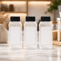 Bouteille distributrice inversée en plastique de qualité alimentaire pour ketchup, sauce, miel, sirop, confiture – Vente en gros