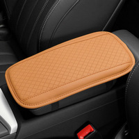 Coussin d'accoudoir en cuir PU gaufré avec mousse à mémoire de forme, rallonge de console de voiture avec bande élastique respirante, pour BMW Toyota Honda