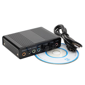 <span class=keywords><strong>Carte</strong></span> <span class=keywords><strong>son</strong></span> externe USB 5.1 à 5.1 canaux à <span class=keywords><strong>fibre</strong></span> <span class=keywords><strong>optique</strong></span> pour mixage, karaoké, ordinateur de bureau et portable - Product Image 2