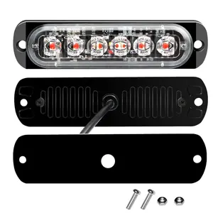 High-quality 12V 24V Flash 6 Led Vehicle trailer Truck Led Warning Strobe Side Marker Light