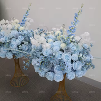 Boules de fleurs en soie pour centres de table de mariage, décoration élégante pour réceptions et événements