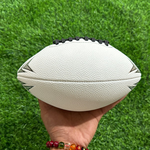 לוגו מקצועי מותאם אישית pu כדורגל עור מרוכבים גודל רוגבי 9 אמריקאי - Product Image 2