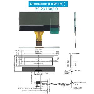 1.4인치 128x32 그래픽 <span class=keywords><strong>LCD</strong></span> 모듈 <span class=keywords><strong>12832</strong></span> 도트 매트릭스 <span class=keywords><strong>COG</strong></span> 디스플레이 FPC 단색 <span class=keywords><strong>LCD</strong></span> 백라이트 없음 - Product Image 4
