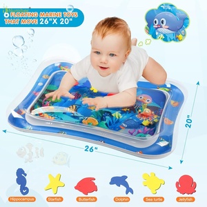 Portable Premium 100% Sans BPA Non Toxique Étanche <span class=keywords><strong>Sensoriel</strong></span> Ventre Temps Enfants Gonflable <span class=keywords><strong>Tapis</strong></span> De Jeu D'<span class=keywords><strong>eau</strong></span> pour Bébé - Product Image 4