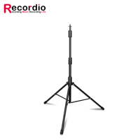 Recordio GAZ-ZB02A Pied de microphone professionnel sur pied pour scène, support d'éclairage d'appoint pour photographie, support de caméra en métal et plastique