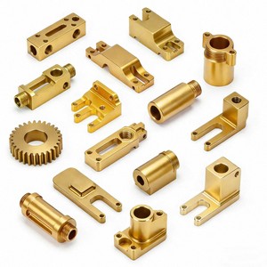Pièces en laiton usinées CNC, composants métalliques sur mesure de précision pour applications de tuyauterie - Product Image 1