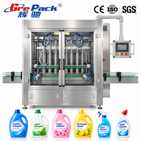 Machine de remplissage automatique de bouteilles de détergent liquide pour liquide vaisselle et produits chimiques quotidiens