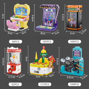 Mini 3D <span class=keywords><strong>Pluzz</strong></span> bloc de construction ensemble éducatif enfants jouet et Console cadeau décoration en plastique modè<span class=keywords><strong>le</strong></span> jouet pour ordinateur Table ornement - Product Image 5