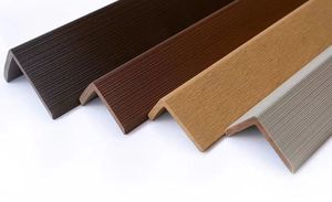 Terrasse extérieure moderne en WPC 2e génération garniture de bord anti-corrosion bois-plastique <span class=keywords><strong>composite</strong></span> en forme de L serrage à angle droit clic - Product Image 4