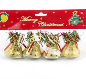 Wholesale 4.5cm Christmas Bells Electroplated <b>Plastic</b> <b>Tree</b> Decorations & Pendants for Holiday Decor MOQ 50sets - Product Image 4