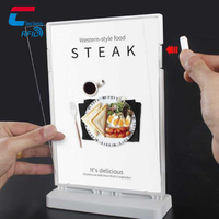 2021 Nfc personnalisée Support de Menu NTAG213 215 216 Nfc Étiquette Menu Collé À Table Pour Auto Commander de la Nourriture Dans Le Restaurant Qr Code Menu