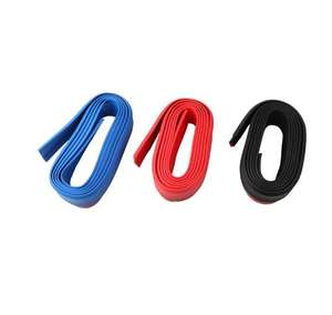 Tira protectora de goma antiarañazos antidaños de fibra de carbono, alerón difusor de parachoques delantero trasero fuerte para coches BMW <span class=keywords><strong>Toyota</strong></span> - Product Image 4