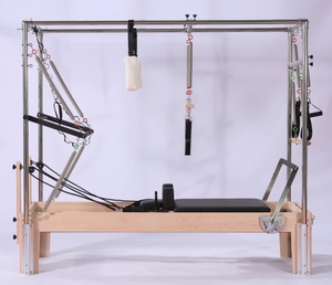 Ensemble d'équipements de <span class=keywords><strong>machine</strong></span> de <span class=keywords><strong>Pilates</strong></span> Cadillac Reformer Core Bed à vendre, bois de chêne OEM <span class=keywords><strong>Pilates</strong></span> - Product Image 2