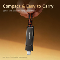 Flashdisk USB 3.0 Logam Berkualitas Tinggi Grosir Kustom Kapasitas 32GB 64GB 128GB 256GB untuk Video