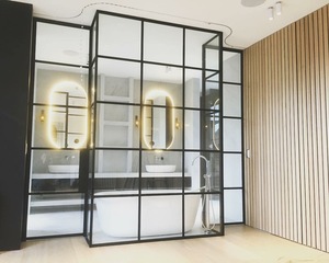 2025 thiết kế mới rắn thép w37 âm thanh phân vùng bức tường phân vùng được sử dụng cho nội bộ phòng khách - Product Image 2