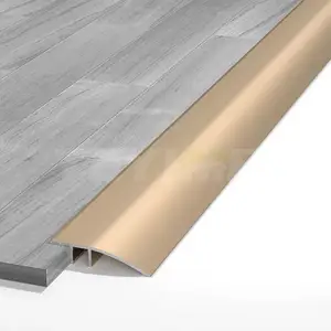 Fabricant chinois Bandes de porte personnalisées Garnitures de réducteur de transition de sol en aluminium grain de bois