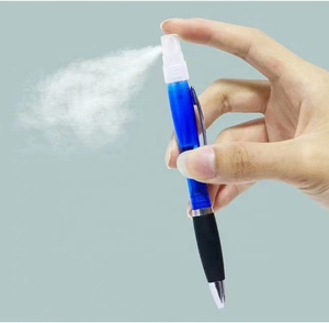 Vente en gros de flacons en plastique élégants de 5 ml, 8 ml, 10 ml en PP, rechargeables, avec logo personnalisé, spray désinfectant, <span class=keywords><strong>stylo</strong></span> désinfectant antimicrobien noir - Product Image 5