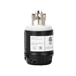 Nema 15A L5-15P 125V 3-ลวดปลั๊กไฟเกรดอุตสาหกรรมปลั๊กตัวผู้ล็อคกับต่อมสายเคเบิลที่สามารถนำกลับมาใช้ใหม่ได้ - Product Image 2